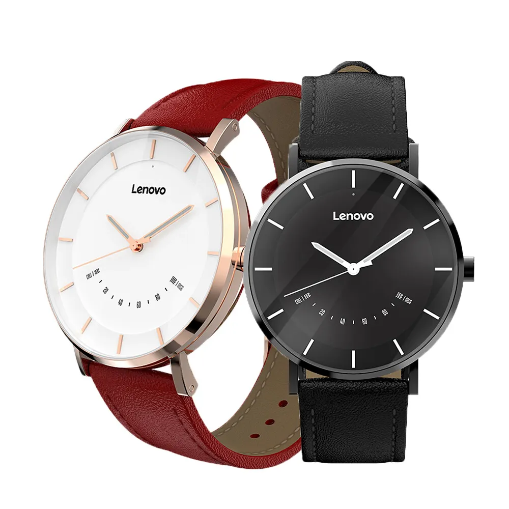 Lenovo Watch S Fashion Style Smart Watch Quartz Watches Intelligent Reminder 5ATM Waterproof Long Battery Life Sports Smartwatch