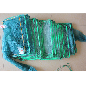Long Train Fish Trap Với Nylon <span class=keywords><strong>Net</strong></span> 31 Phần Khung Thép Cho Cá Cua Tôm Hùm Tôm - Product Image 1