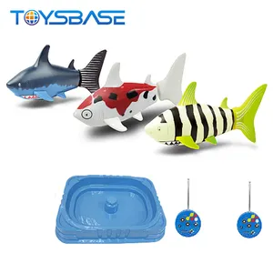 电动动物玩具-水传导遥控玩具鲨鱼迷你现实鲨鱼玩具