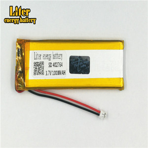 Plug 1,5-2 P 3,7 V 402764, 403065 factory 1000 mah high quality lithium polymer rechargeable Li-Ion lipo Battery Battery - Product Image 2