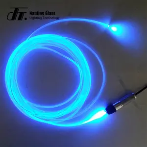 RGB route guide Luminous decorative side glow fiber optic cable light for night clubs car decoration and swimming pool