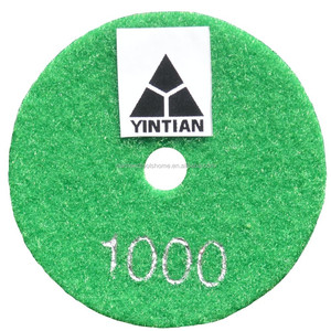 Oem 100/125/150/180 מ "מ יהלום רטוב/יבש ליטוש משטח חצץ 50-3000 גרניט/שיש/בטון ומטחנת זווית זווית - Product Image 3