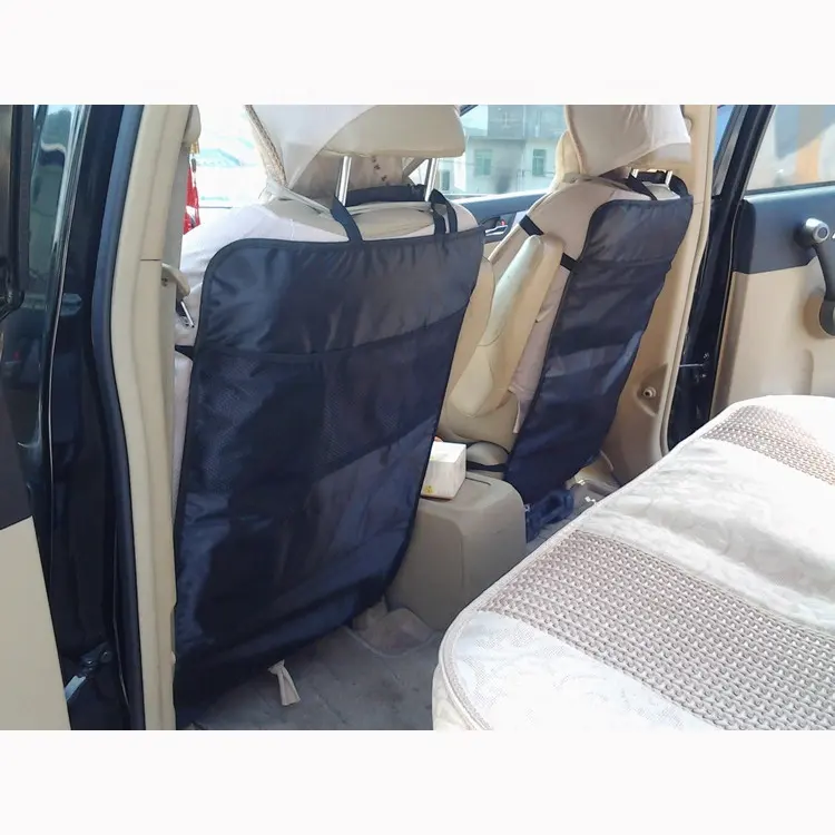 การป้องกันรถเก็บกระเป๋าเด็ก kick pad ที่นั่งรถกลับ