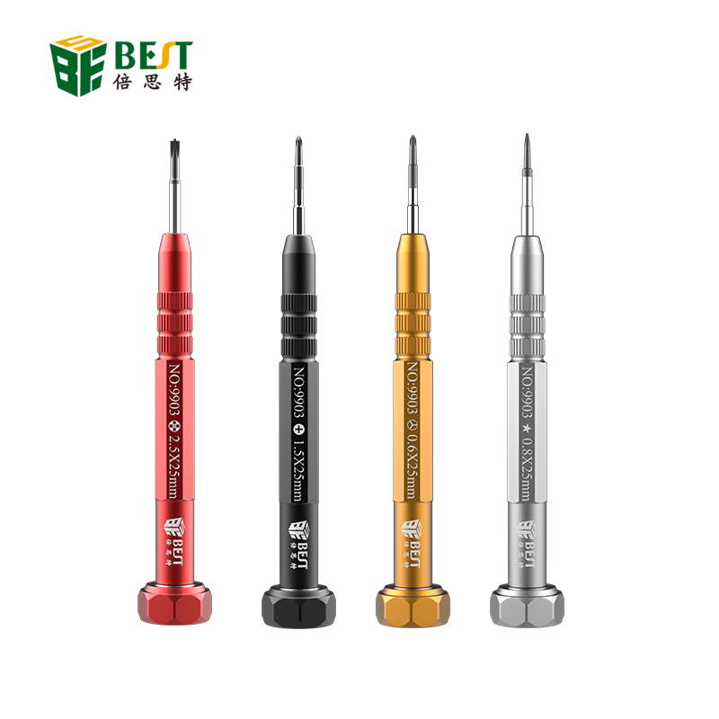 सबसे अच्छा 9903 जुदा उपकरण Y0.6 0.8 Pentalobe Torx कंप्यूटर iPhone मोबाइल फोन मरम्मत बिजली प्रेसिजन पेचकश