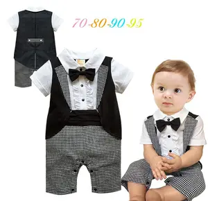 New Product Baby Summer Clothes Boys' Western Vest Baby Romper