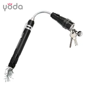 D9128 Christmas promotion gift pick up tool telescopic antenna led magnetic flashlight for work light