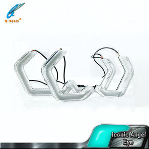 M4 Style Auto Faros Iconic Angel Eye para <span class=keywords><strong>BMW</strong></span> Switchback Led halo Ring - Product Image 3