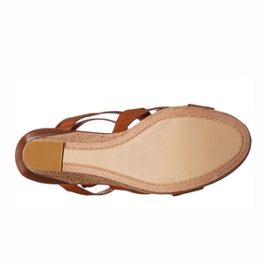 Nuove mode <span class=keywords><strong>estive</strong></span> in vera pelle piatta confortevole sughero altre scarpe alla moda per <span class=keywords><strong>donna</strong></span> e <span class=keywords><strong>donna</strong></span> sandalo con zeppa - Product Image 6