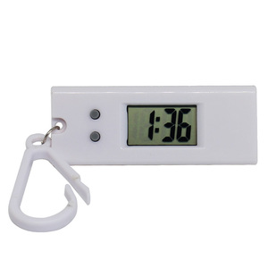 Khuyến mại trẻ em của món quà giá rẻ Mini tam giác hình dạng túi Keychain <span class=keywords><strong>LCD</strong></span> đồng hồ kỹ thuật số - Product Image 2