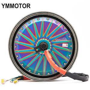 Moteur de moyeu étanche à aimant permanent sans balais DC de 13 pouces à haute efficacité 4000W pour <span class=keywords><strong>moto</strong></span> électrique, scooter, cyclomoteur - Product Image 2