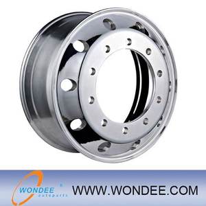 트럭 트레일러 알루미늄 휠 22.5 중고 세미 트럭 휠 24.5 - Product Image 3