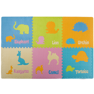 Educativos ecológicos enclavamiento Eva <span class=keywords><strong>rompecabezas</strong></span> estera del juego del bebé para el arrastre - Product Image 4