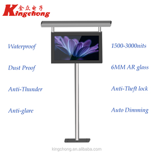 2000 nits 3000 nits 65 "4 k todo el tiempo alto brillo sol legible LCD monitor de TELEVISIÓN al aire libre con techo - Product Image 1