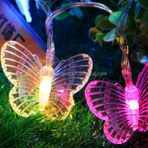 Pin hoạt động <span class=keywords><strong>Led</strong></span> nhựa bướm cổ tích chuỗi ánh sáng cho sân vườn đám cưới, giáng sinh trang trí - Product Image 3