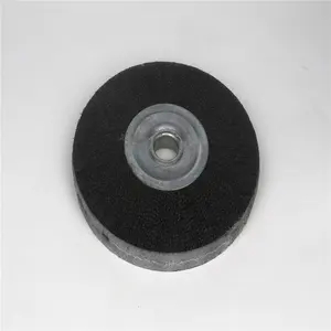 encapsulated rubber material for wheel crimp brush