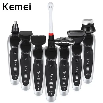 KEMEI Km 8867 household professional personal care complete set of 7 in 1 multifunction barber wholesale lettering multifunction