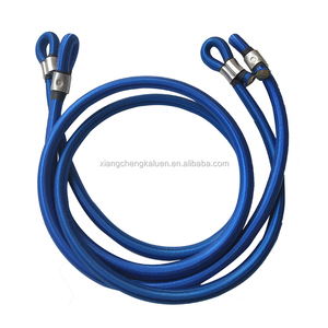 Customized 12mm 1.2m/1.3m/2m Blue Nylon Fabric <strong>Bungee</strong> <strong>Cords</strong> for Trampoline Colorful Elastic Rope for <strong>Bungee</strong> Jumping - Product Image 2