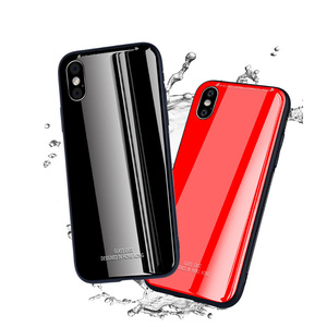 Di Colore solido Duro Antiurto Temperato di Vetro della Cassa Del Telefono Per il <span class=keywords><strong>iphone</strong></span> <span class=keywords><strong>Xs</strong></span> Max 6.5 pollice Della Copertura Posteriore - Product Image 1