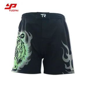 Wholesale gym sport shorts polyester plus size mma shorts for men