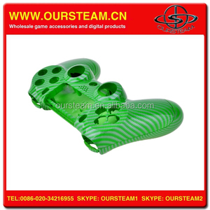 Vert en fibre de carbone pour <span class=keywords><strong>la</strong></span> console shell huosing <span class=keywords><strong>PS4</strong></span> et le contrôleur - Product Image 1