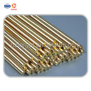 Varilla de latón de alta calidad, varilla redonda de aleación de cobre de extrusión de pureza, sin corte plano, ASTM B16 <span class=keywords><strong>C36000</strong></span> - Product Image 1