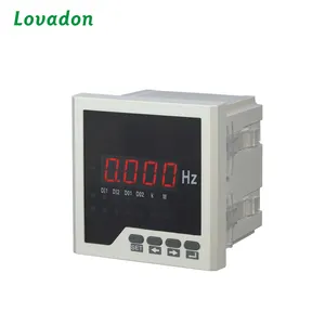 Lage Prijs 96*96Mm Eenfase Elektrische Energie Led Display Digitale 50Hz Frequentie Meter