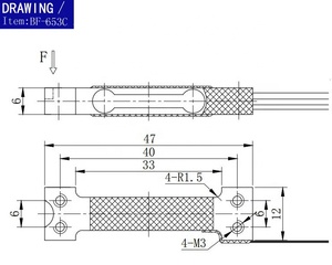 Strain Gauge Loại Đầu Dò Force Sensor Trọng Lượng Load Cell Đối Với Quy Mô Nhà Bếp Với Công Suất 100 Gam 200 Gam 300 Gam 500 Gam 1Kg 2Kg 3Kg - Product Image 3