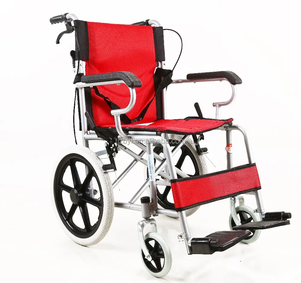 Ultra Folding Aluminum Travel Manual Lightweight Wheelchair