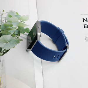 2018 Venta caliente liberación rápida suave caucho reemplazo correa de reloj para Fitbit Blaze Band pulsera de silicona - Product Image 5
