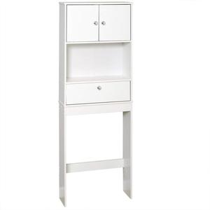 Di legno Sopra Il Wc Bagno risparmiatore Dello Spazio mobili, Free Standing MDF o truciolare Mensola del Bagno di Stoccaggio Scaffale Unità - Product Image 5