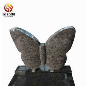 شاهد قبر من الجرانيت الأزرق على شكل فراشة - Product Image 1