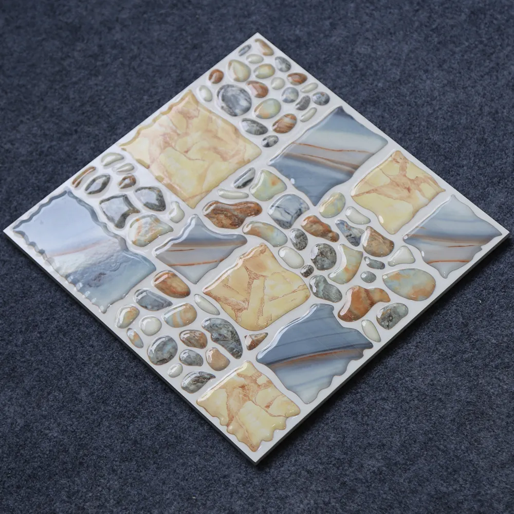12x12 piastrelle per pavimenti rustiche per esterni in ceramica antiscivolo smaltate color ambra