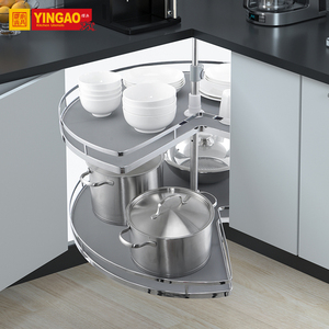 Kitchen Cabinet Accessories Magic <strong>Corner</strong> Kitchen Storage <strong>Baskets</strong> - Product Image 1