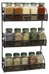 <span class=keywords><strong>Pollo</strong></span> de Malla de Alambre De metal de Montaje En Pared Estante de <span class=keywords><strong>la</strong></span> Especia Organizador - Product Image 4