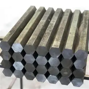Barre hexagonale en acier laminé, prix d'usine, à chaud