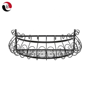 Vendite calde Decorative per Interni Da Parete <span class=keywords><strong>In</strong></span> <span class=keywords><strong>Ferro</strong></span> <span class=keywords><strong>Battuto</strong></span> Fioriera - Product Image 1