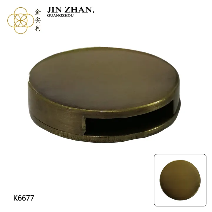 K6677 K6678 China Guangzhou zink-legierung metall stoff armaturen für leder taschen zubehör