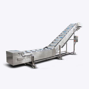 Eğimli bardak konveyör paslanmaz çelik 304 kase balık topları, karşılar, dondurulmuş gıda fabrikası - Product Image 2
