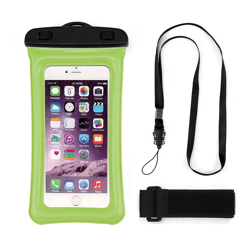 Mengambang IPX8 Tahan Air Kasus dengan Armband Ponsel Dry Bag Waterproof Pouch Bag untuk iPhone X/8/8 Plus/7/7 Plus/6 S/6 Ditambah