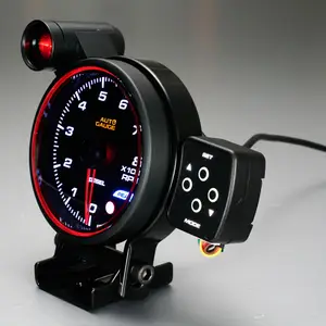 Hoge Precisie Gemeenschappelijke Getinte Amber Backlight Racing Auto Toerenteller