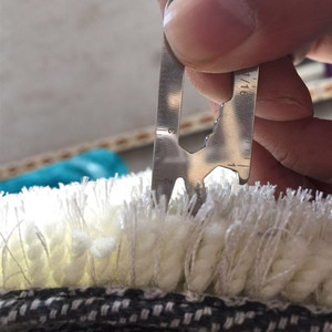 Polyester Ivory White Low Pile <strong>Cheap</strong> Plain Shaggy <strong>Rug</strong> for Living Room - Product Image 4