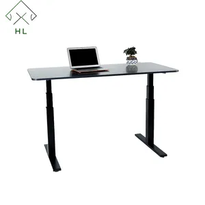 לשבת ולעמוד מחשב תחנת עבודה, גובה מתכוונן ארגונומי לעמוד שולחן מחשב נייד תחנת עבודה