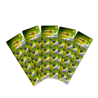 Batería de botón de zinc manganeso, 1,5 v, lr44, AG13, A76