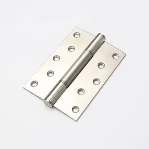 SS304 Butt Hinges 2BB Bearing Stainless Steel Hinges For Door And Window With Flat Head