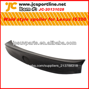 pu estilo wald alerón trasero del coche para lexus is250 is300 is350 2007-2013 baul trasero del labio de arranque - Product Image 1