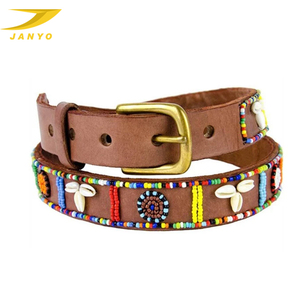 Bán buôn nâu Ấn Độ vành đai phụ kiện thêu Ấn Độ hạt vành đai - Product Image 4