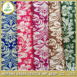 Chine fournisseur polyster imprimé brossé floral conception tissu textile de maison - Product Image 4