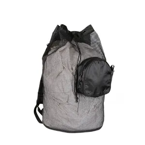 Tauchen Hochwertige PVC-beschichtete Tasche Rucksack Tasche mit Mesh Kordel zug