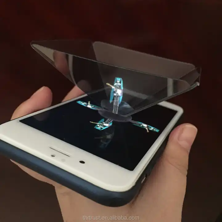 3d Holographic Pyramid Mobile Projector Hologram for Smartphone iPhone  Samsung