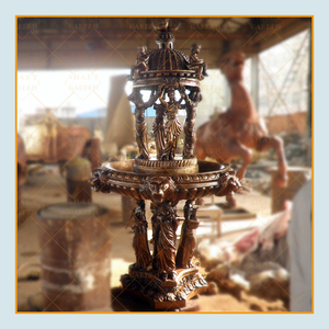 Su misura giardino esterno greco classico giardino decorato grande scultura fontana di bronzo signora - Product Image 2